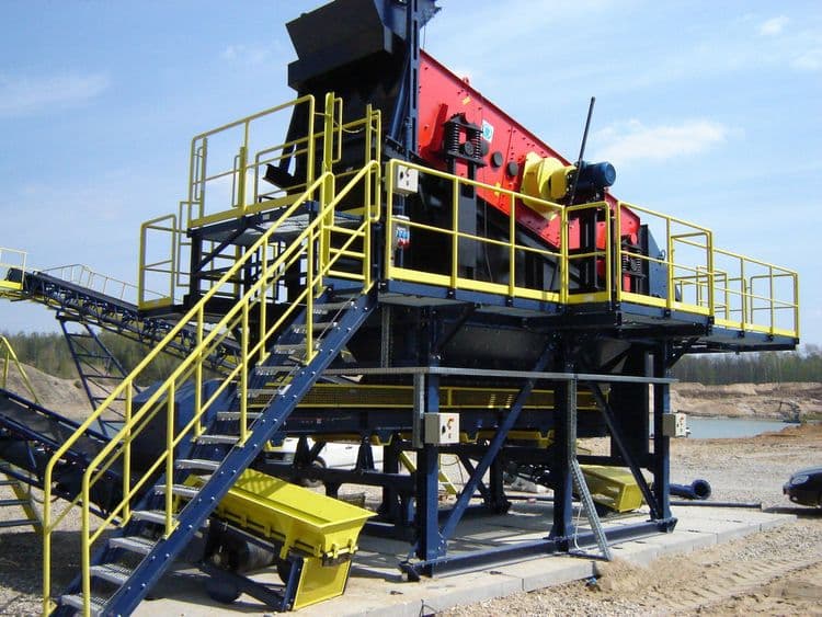 Przesiewacze wibracyjne kołowe typu WPB i WK